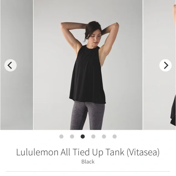 2 for $20// Lululemon All Tied Up Tank - Picture 2 of 9